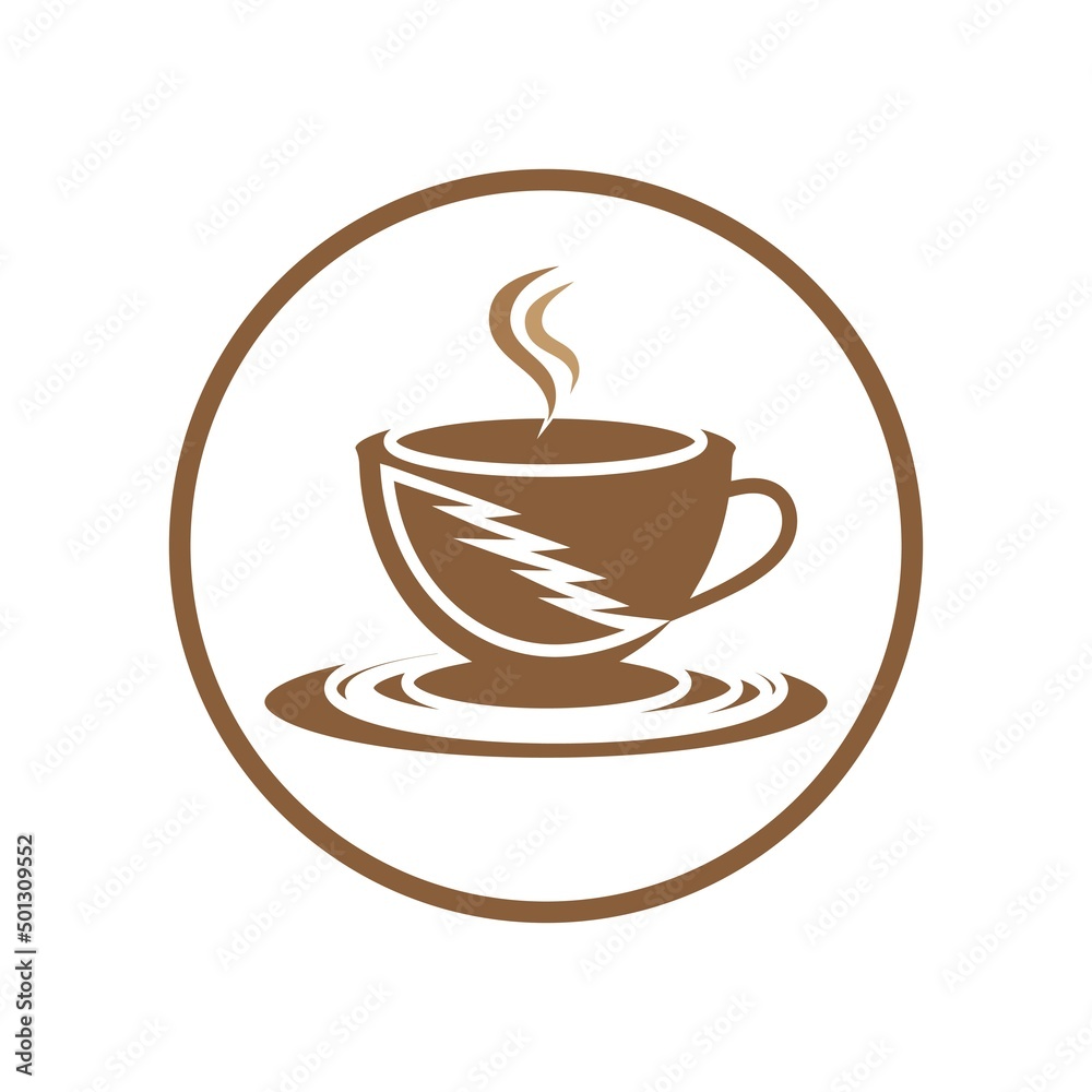 Obraz premium Coffee cup Logo Template