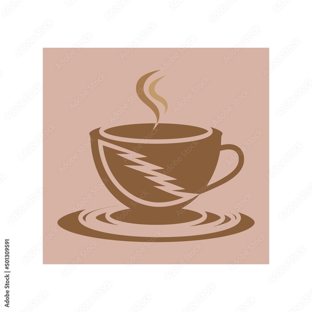 Obraz premium Coffee cup Logo Template