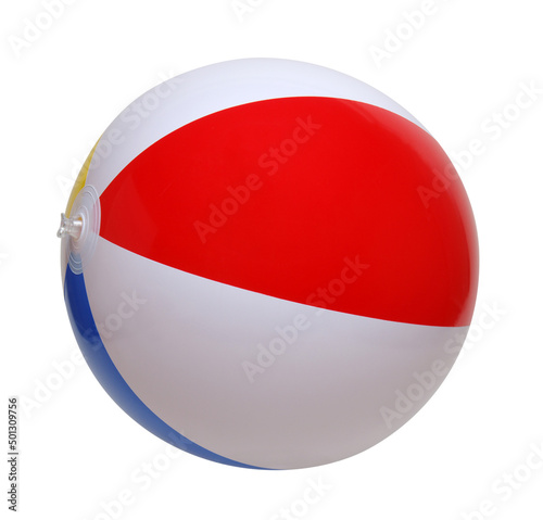 Beach ball on a white Free Download Beach ball on a white - GFXLoad