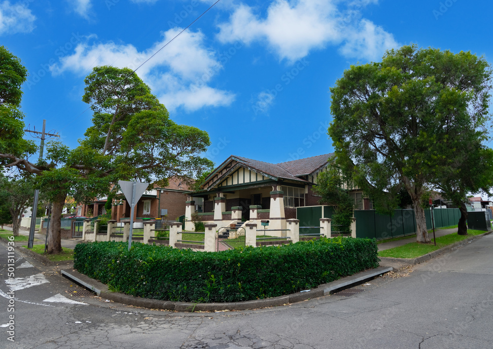 Suburban apartment house in suburban Sydney NSW Australia 