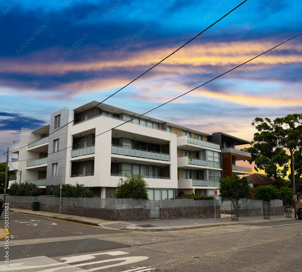 Suburban apartment house in suburban Sydney NSW Australia Suburban apartment house in suburban Sydney NSW Australia