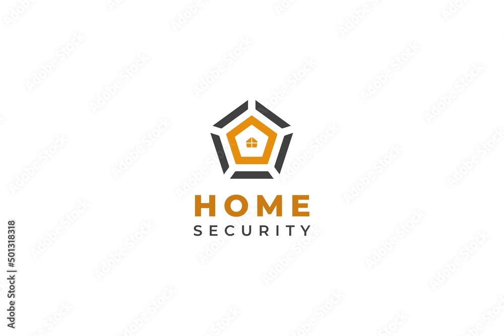 Home security property protection logo