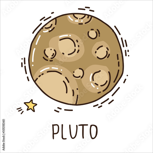 cartoon planet Pluto