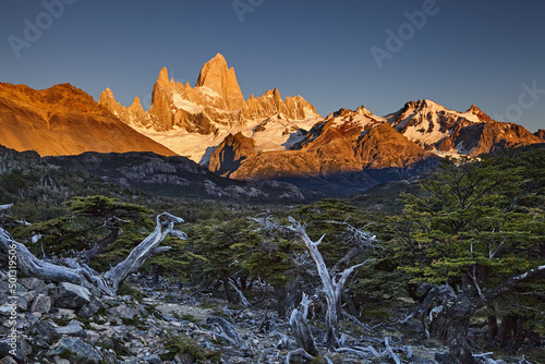 Mount Fitz Roy at sunrise