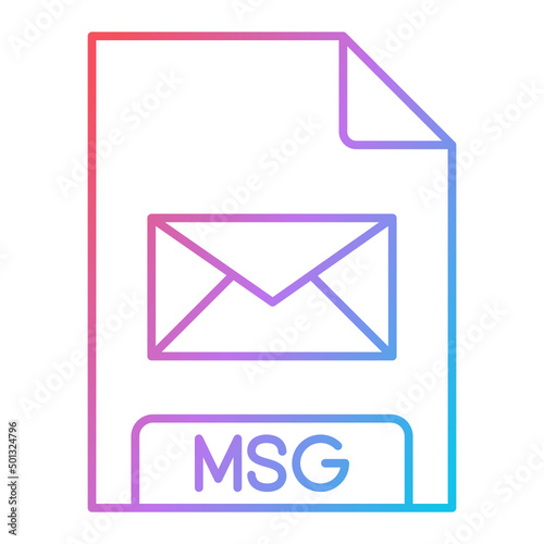 MSG File Format Icon Design