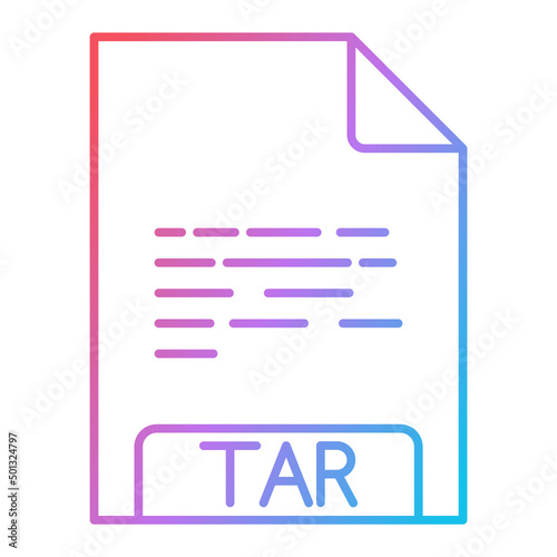 TAR File Format Icon Design