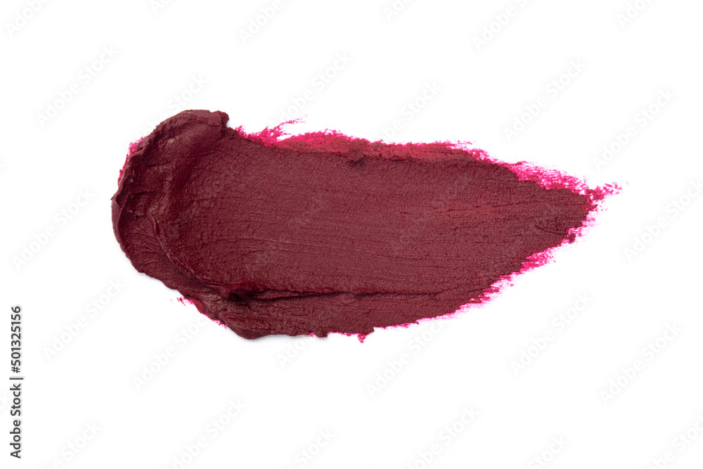 Fototapeta premium Lip stick pink red orande smudge background texture- Image