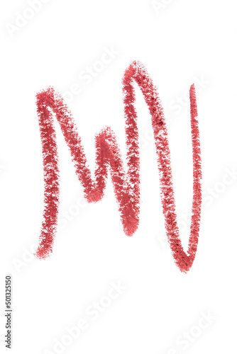 Wallpaper Mural Lip liner stroke on white background- Image Torontodigital.ca