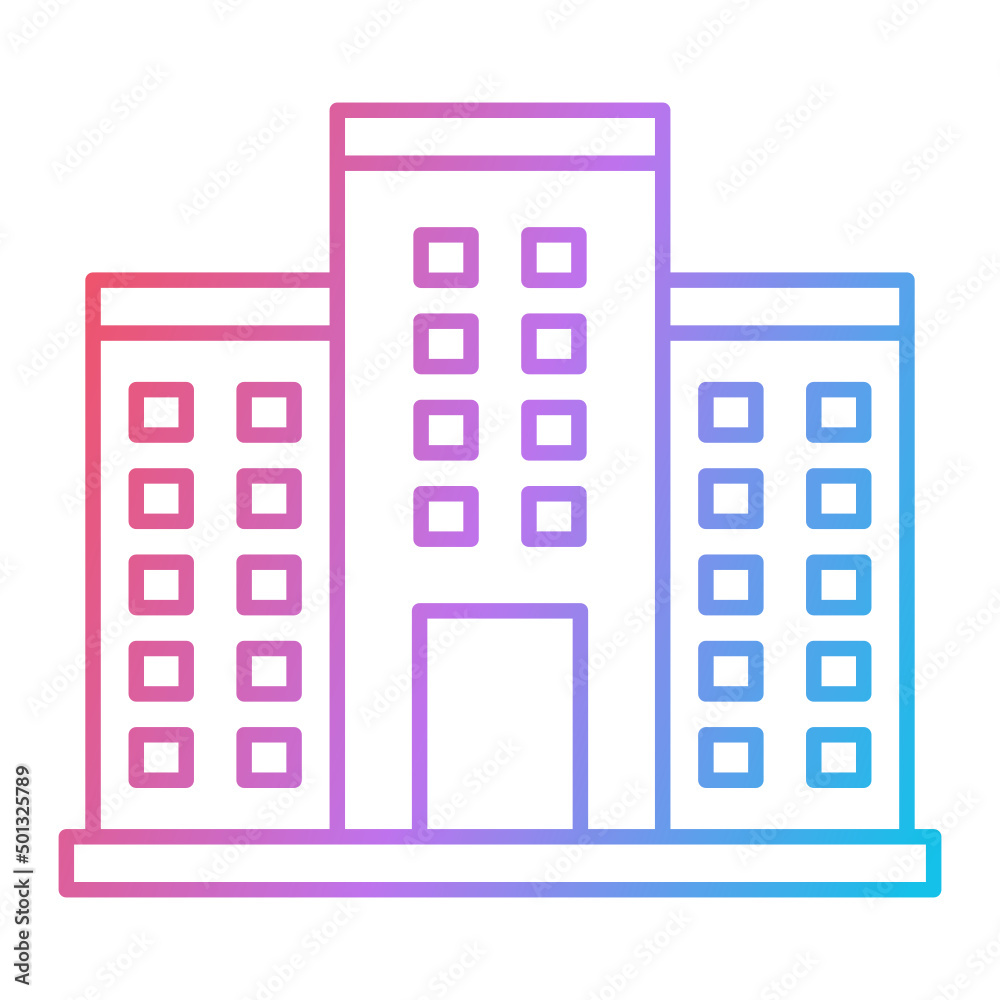 Office Building Icon Design Office Building Icon Design