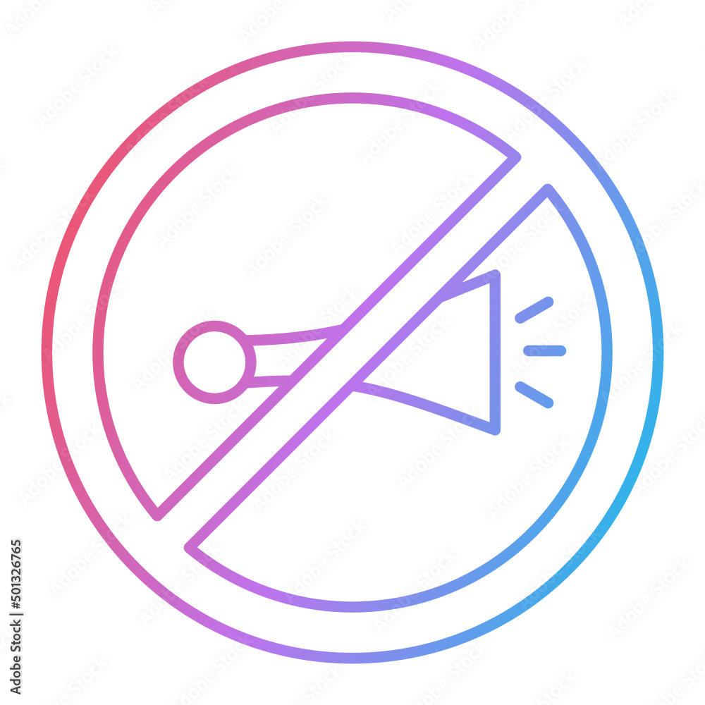 No Horn Icon Design No Horn Icon Design