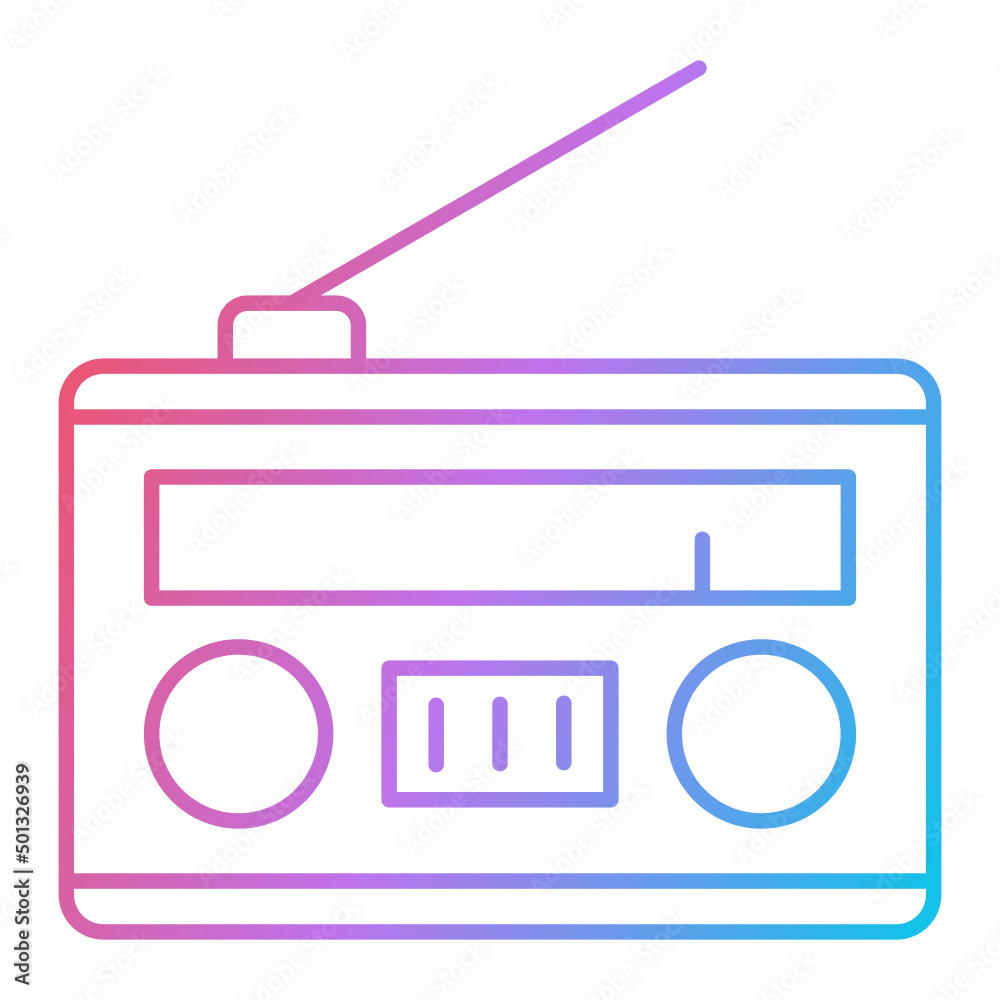Obraz premium Radio Icon Design