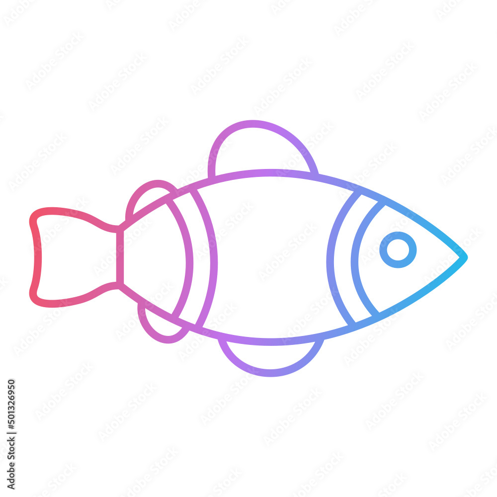Clown Fish Icon Design Clown Fish Icon Design