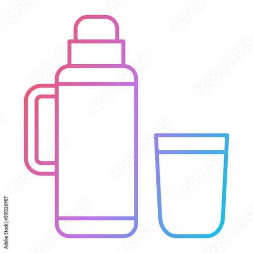 Thermos Flask Icon Design