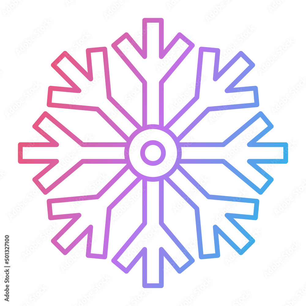 Snowflake Icon Design Snowflake Icon Design