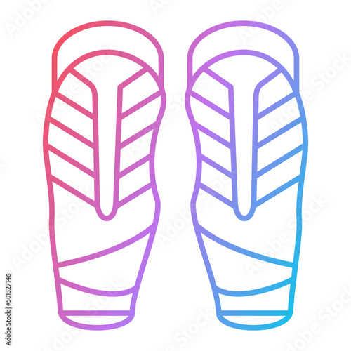 Shin Guards Icon Design