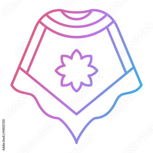 Poncho Icon Design