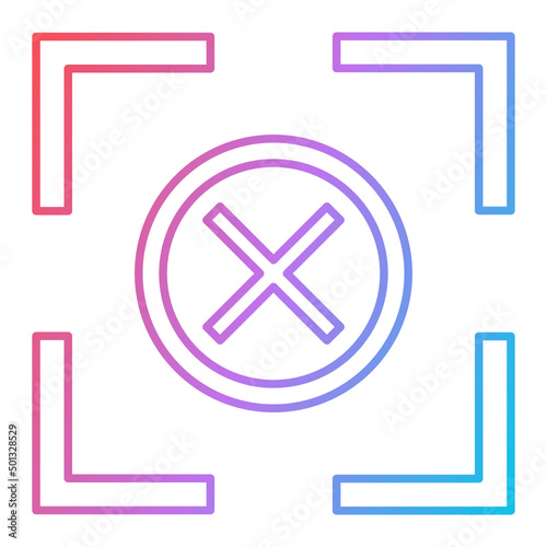 Scan Rejected Icon Design