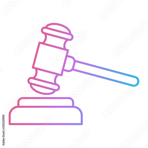 Gavel Icon Design