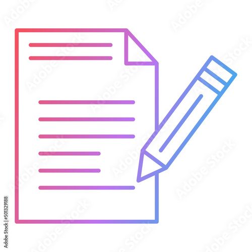 Write Icon Design