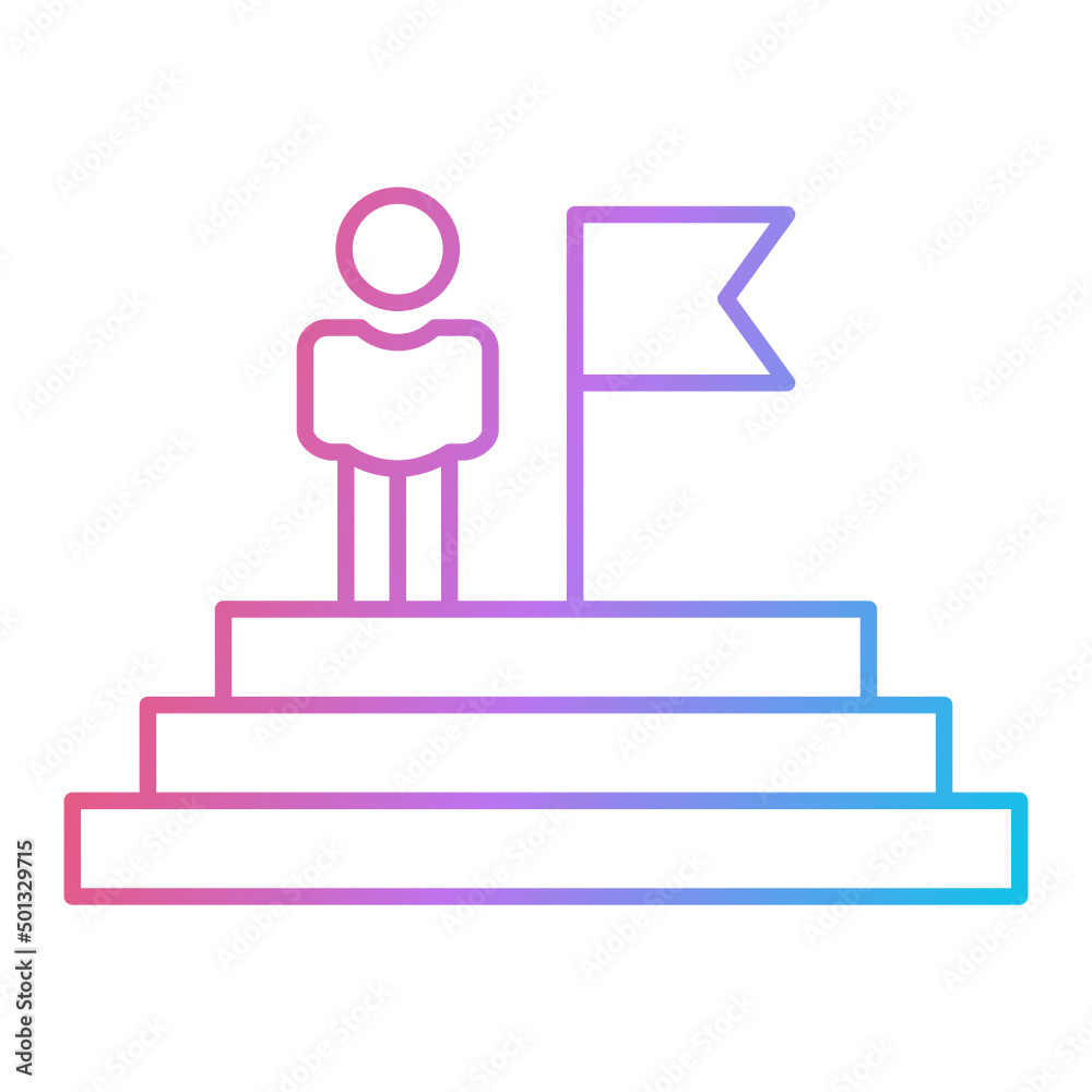 Fototapeta premium Role Model Icon Design