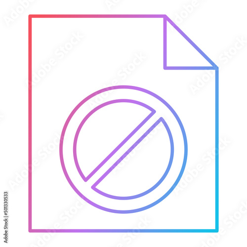 Unauthorized Icon Design