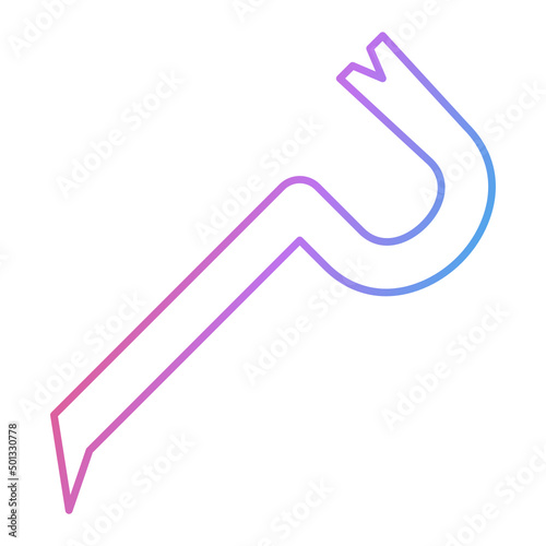 Crowbar Icon Design