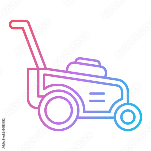 Grass Cutter Icon Design