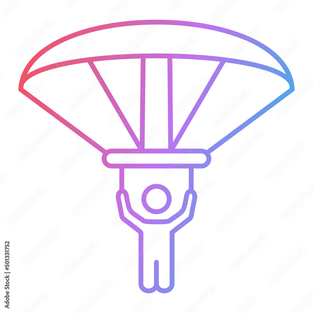 Paraglider Icon Design Paraglider Icon Design