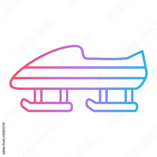 Bobsledding Icon Design