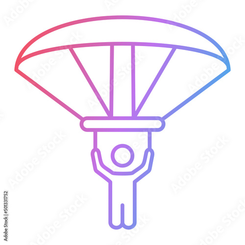 Paraglider Icon Design