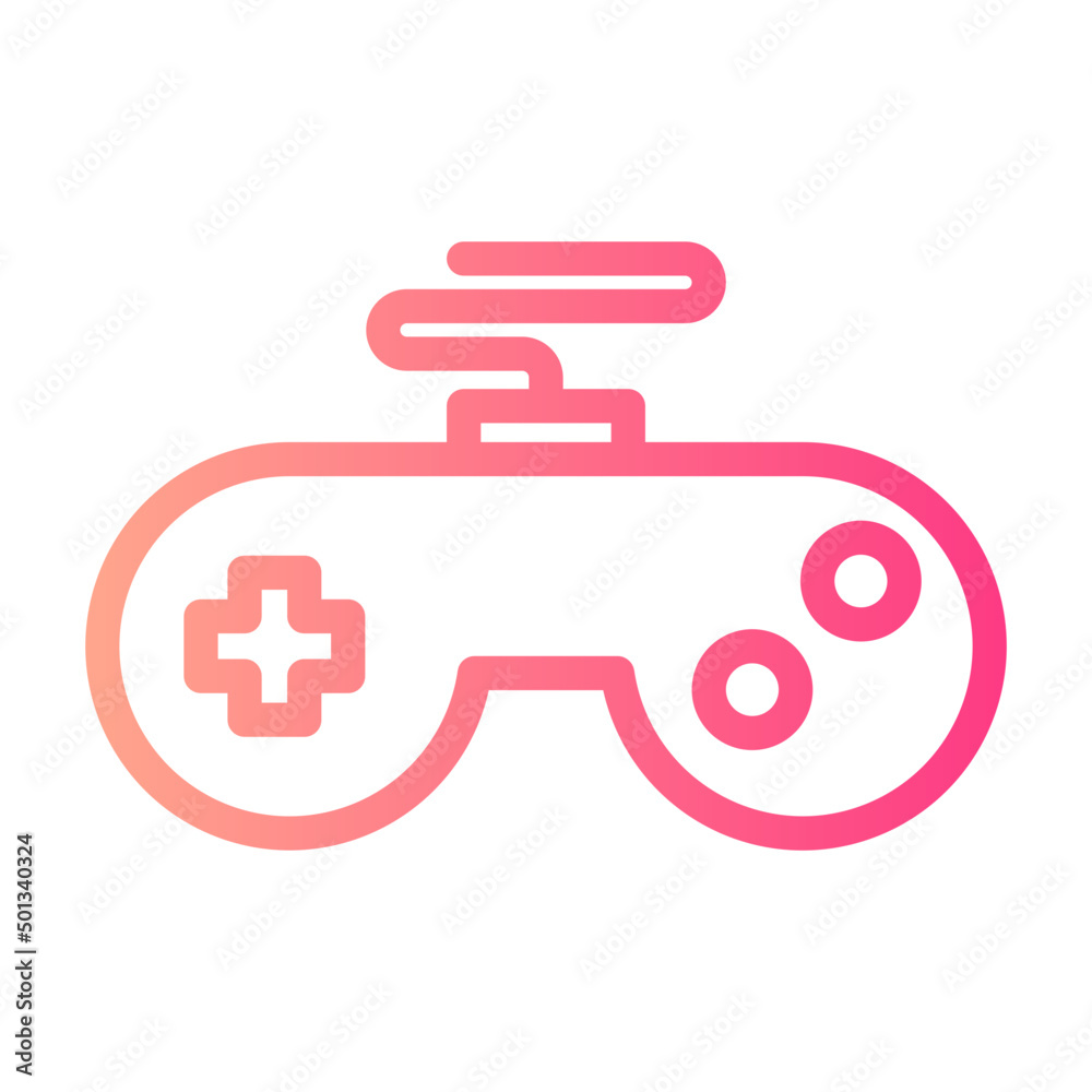 game control gradient icon game control gradient icon