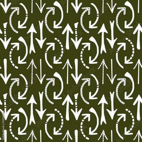 Seamless arrows pattern for fabrics and textiles and packaging and gifts and cards and linens and kids
