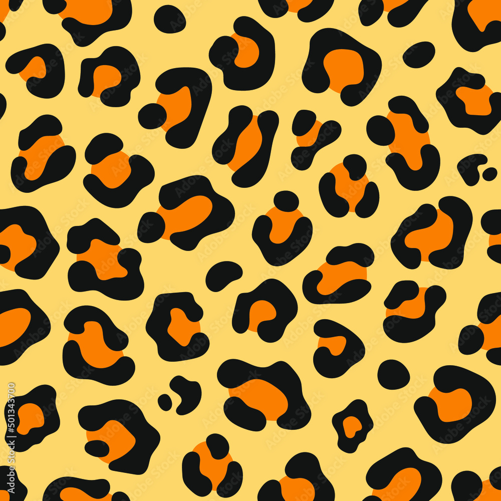 Leopard skin seamless background texture pattern Leopard skin seamless background texture pattern