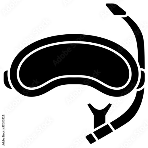 snorkel solid icon