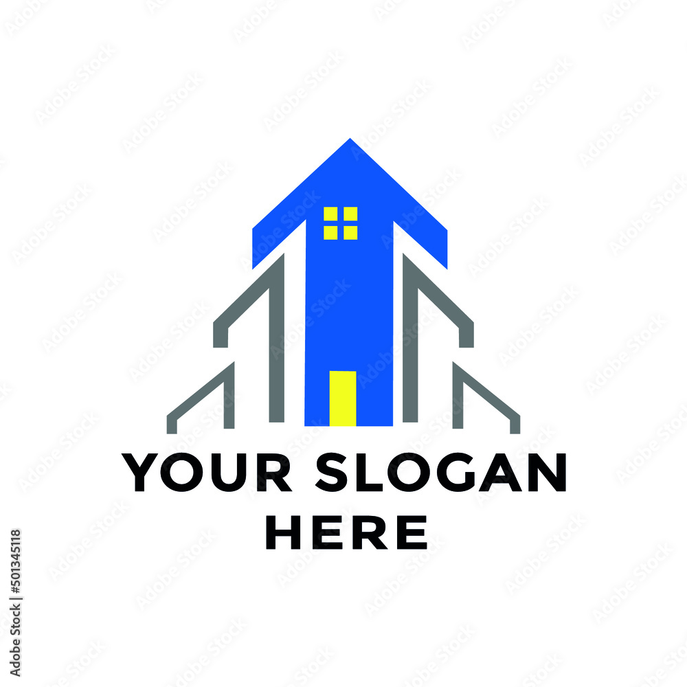 Real state logo design brand identity vector Real state logo design brand identity vector