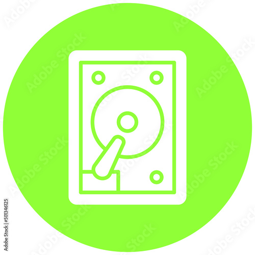 Vector Design Hard Drive Icon Style