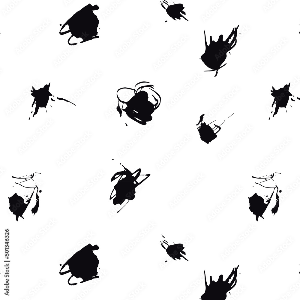 Black and white rounded curl, scribble pattern. Black and white rounded curl, scribble pattern.
