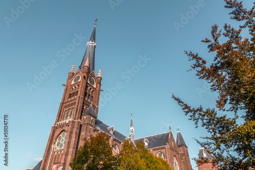Basilica of St. Liduina and Our Lady of the Rosary in Schiedam, The Netherlands photo