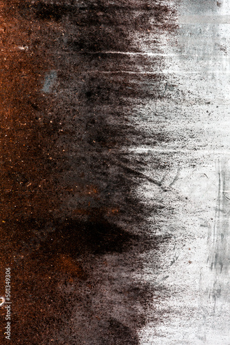 Rusty metal texture close u...