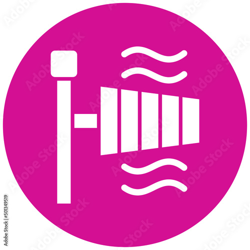 Vector Design Windsock Icon Style
