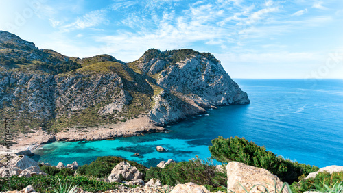 Tableau sur toile Cala Figuera  Formentor Mallorca