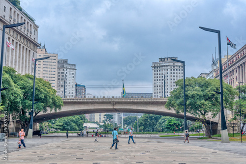 Sao Paulo downtown, Brazil, Anhangabau Valley