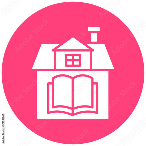 Vector Design Homeschooling Icon Style