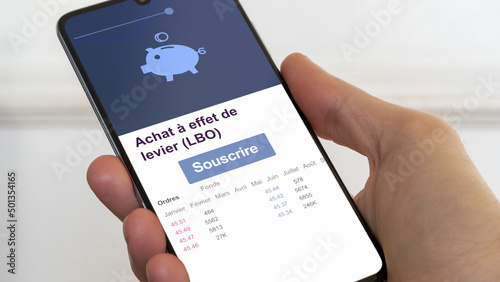 Souscrire à un dispositif achat à effet levier LBO leveraged buy-out, demander à bénéficier d'un dispositif de réduction l'impôt. Texte en français	 photo