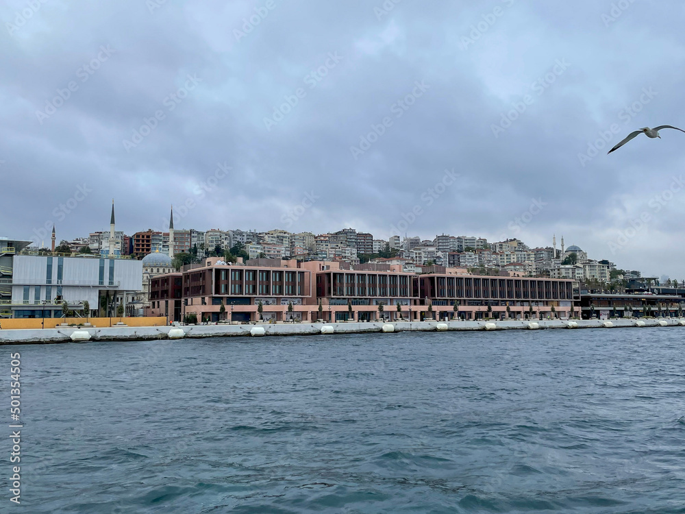 Obraz premium view of the bosphorus strait