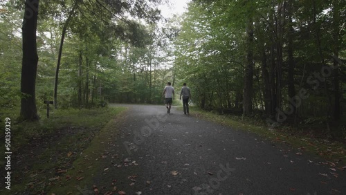 Wallpaper Mural People walking in a park Torontodigital.ca
