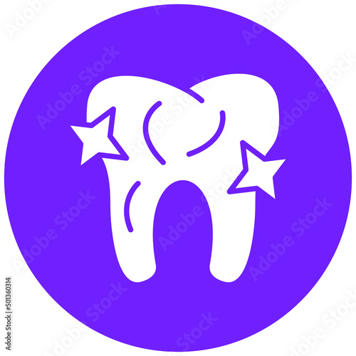 Vector Design Clean Tooth Icon Style