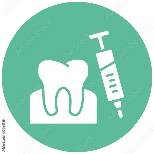 Vector Design Anesthesia Icon Style
