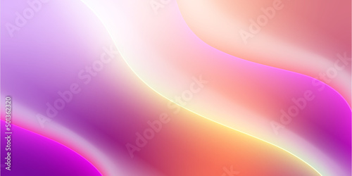 Vector illustration of a colorful paper cut banner. Bright colors and soft waves. Background with effective wave layers. Abstract layout design for flyers  web banners or your personal design.