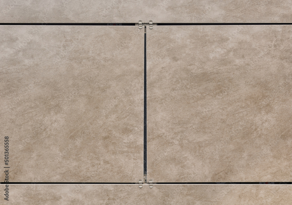 Fototapeta premium Ceramic tile of cream beautiful color. 